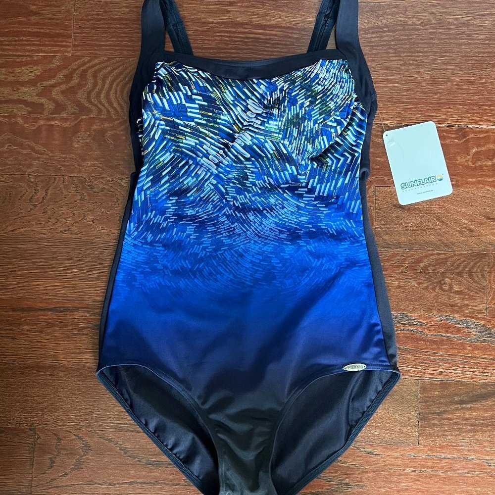 ‼️SALE ‼️ Sunflair One Piece Swimsuit High Back NWT - Size 12